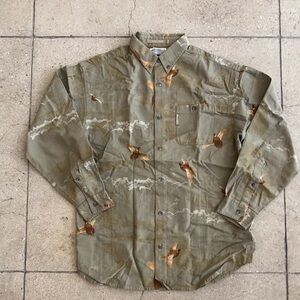 🛶🦆 Columbia Sportswear ‘Like New’ River Lodge Duck Print Size Medium 🦆🪵